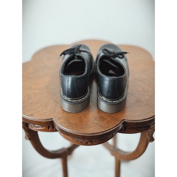 Dr. Martens Industrial Steel Toe Lace Up Loafers MIE England Women's 5 #0016 - Picture 3 of 8